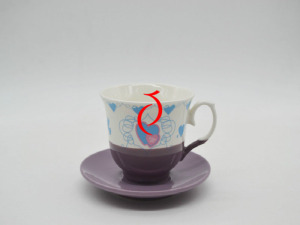 Customized Stoneware White Ceramic Coffee Mug
